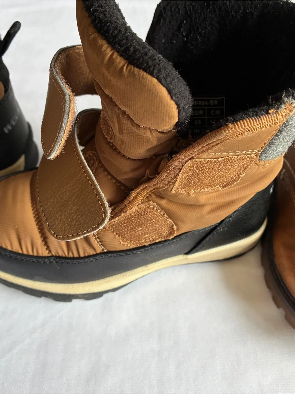 Fall Winter Shoe Boot Bundle, Toddler Boy Size 9 - 2 pairs